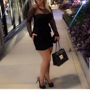 🖤Black Sheer Jumper Long Sleeve 🖤